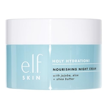 e.l.f. SKIN Holy Hydration! Nourishing Night Cream - Ultra-Hydrating Moisturizer with Shea Butter, P...