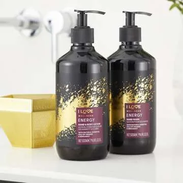I Love Wellness Energy Hand and Body Lotion - Energizing Hydration