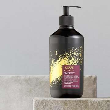 I Love Wellness Energy Hand and Body Lotion - Energizing Hydration