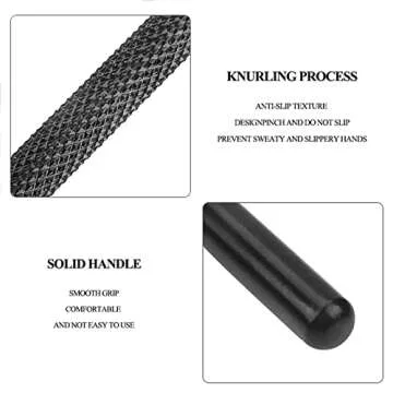 Large Lash Mirror, Dfsuiwk Detachable Eyelash Mirror Stainless Steel Eyelash Makeup Mirror, Eyelash Extensions Accessories for Lash Extension Supplies Black