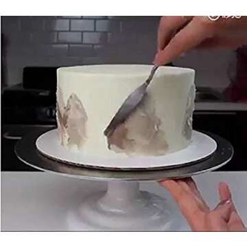 Cake Cream Spatula 5 Pieces/Set Stainless Steel Frosting Baking Pastry Tool Mixing Set Cake Icing Oil Painting Decorating Cream Toner Tool