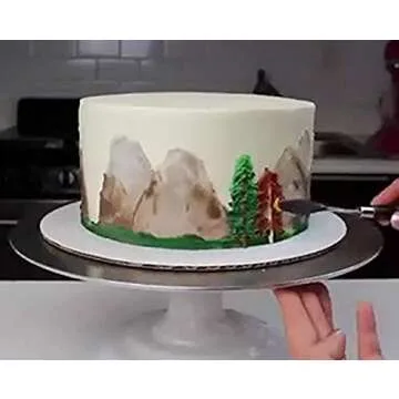 Cake Cream Spatula 5 Pieces/Set Stainless Steel Frosting Baking Pastry Tool Mixing Set Cake Icing Oil Painting Decorating Cream Toner Tool