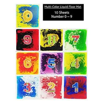 Art3d 10-Tile Sensory Multi-Color Play Floor for Kids