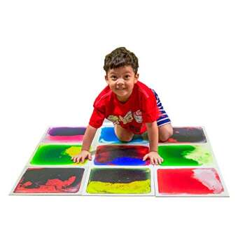 Art3d 10-Tile Sensory Multi-Color Play Floor for Kids
