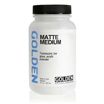 Golden 35305 Matte Medium-8 ounce