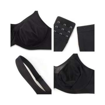 HSIA Plus Size Minimizer Bra for Full Support and Comfort