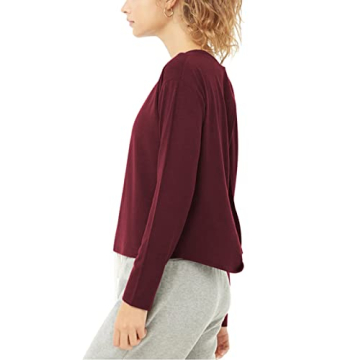 Bestisun Long Sleeve Yoga Workout Shirt for Women