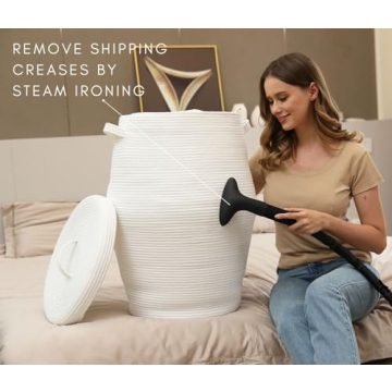 Extra Large Cotton Rope Storage Basket for Stylish Organization