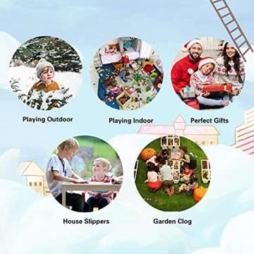 Adorable Bunny Toddler Slippers Non-Slip Plush Indoor Shoes