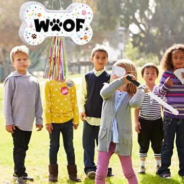 Sotiff Dog Piñata Set for Fun Dog Birthday Celebrations