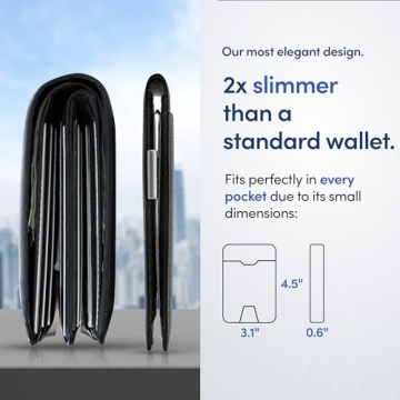 Stylish TRAVANDO AirTag Wallet with RFID Protection