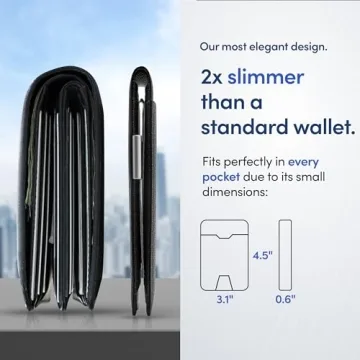 Stylish TRAVANDO AirTag Wallet with RFID Protection