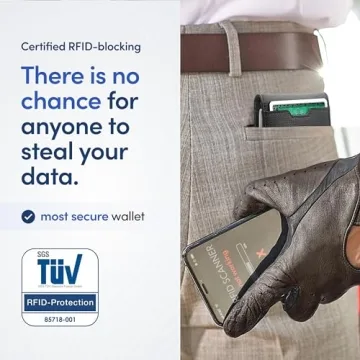 Stylish TRAVANDO AirTag Wallet with RFID Protection