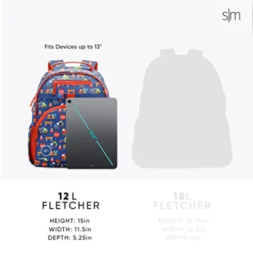 Simple Modern Medium Toddler Backpack for School 15"