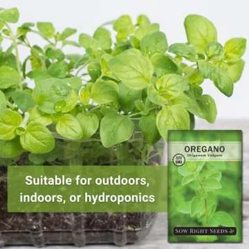 Sow Right Seeds Oregano - Non-GMO Herb Seeds for All