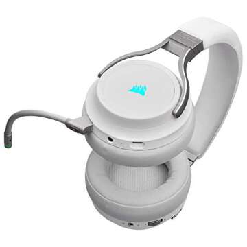 Corsair Virtuoso RGB Wireless Gaming Headset - High-Fidelity 7.1 Surround Sound w/Broadcast Quality ...