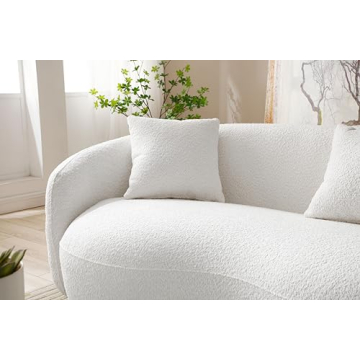 Elegant WILLIAMSPACE 94" Curved Sofa for Modern Living