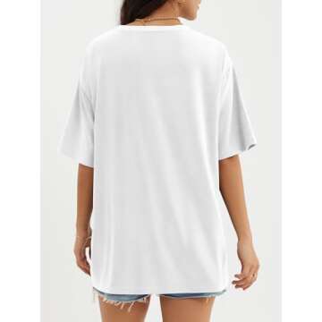 ATHMILE Women’s Oversized T-Shirt - Casual & Stylish Tee