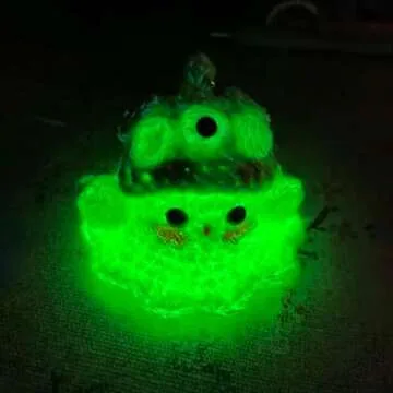 caichuxiye 6PCS Glow in The Dark Chenille Yarn,Beginner Yarn for Crocheting,DIY Handcrafts Weaving Soft Chenille Yarn,50g/Reel, 70m (76.5 Yds). (Mixed Colors)