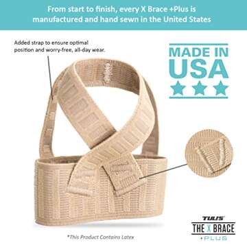Tuli's X Brace Plus - Archive Support Brace for Heel Pain Relief