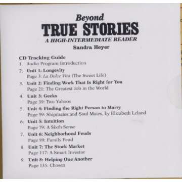 Beyond True Stories with Audio CD - Engaging Language Learning Experience
