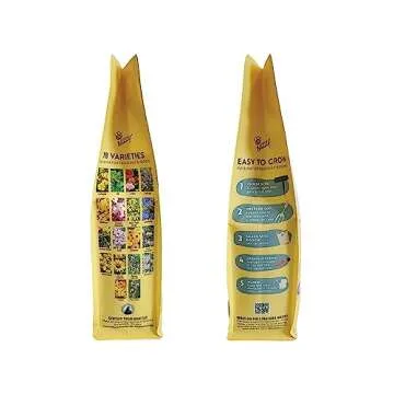 BUZZY Wildflower Pollinator Seed Mix (1lb Bag), 18 Pollinator-Friendly Varieties, Protect The Pollinators & Save The Planet, Coneflower, Sunflower, Calendula, Cosmos, & More, Growth Guaranteed