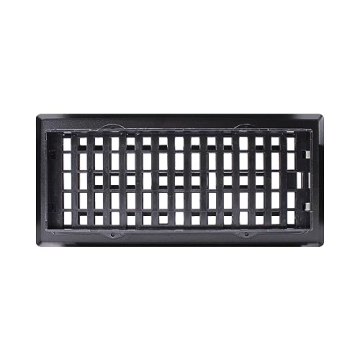 Elegant Decor Grates AJH410-BLK Black Floor Register