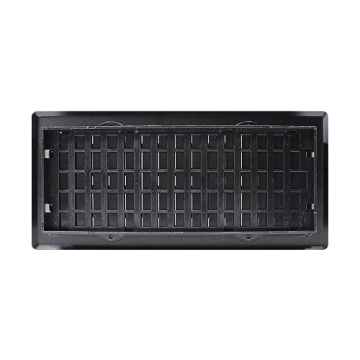 Elegant Decor Grates AJH410-BLK Black Floor Register