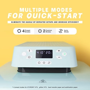 HTVRONT Auto Heat Press Machine for T Shirts 15x15
