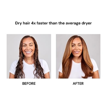 L'ANGE HAIR Le Styliste Luxury Hair Dryer | Quiet Brushless Blow Dryer with Diffuser | 1875 Watts for 4X Faster Drying | Hairdryer with 3 Heat & Speed Settings | Best Hair Dryers for Blowouts