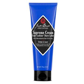 Jack Black Supreme Cream Triple Cushion, 6 oz