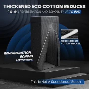 RDCMKL Portable Soundproof Vocal Booth for Recording