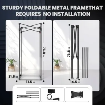 RDCMKL Portable Soundproof Vocal Booth for Recording