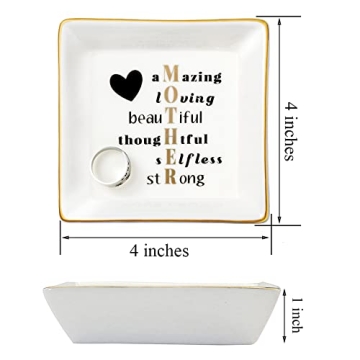 JoycuFF Premium Trinket Tray for Mother's Day Gifts