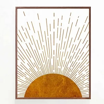 Sun Ray Art Prints Boho Decor Set of 3 Prints Unframed 11x14