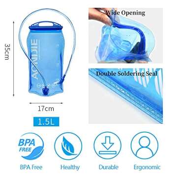 AONIJIE Lightweight Hydration Vest with 1.5L Bladder