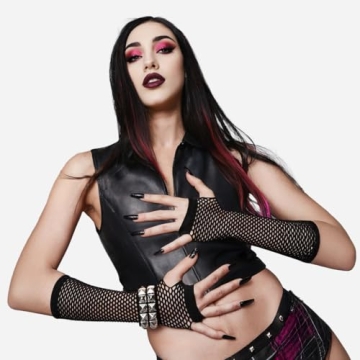 YgneeDom Fishnet Gloves for Parties and Cosplay