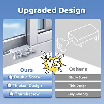 Child Proof Sliding Window Locks - 10 Set Safety Solution