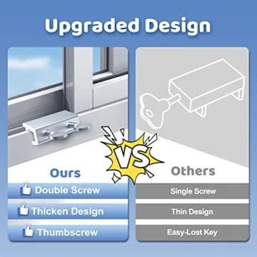 Child Proof Sliding Window Locks - 10 Set Safety Solution