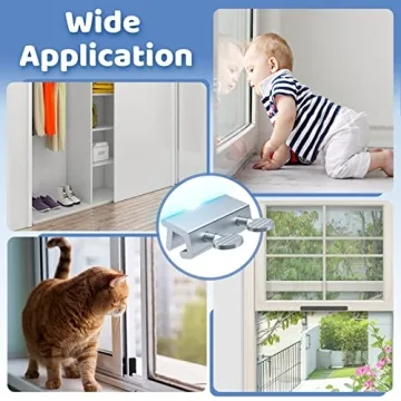 Child Proof Sliding Window Locks - 10 Set Safety Solution