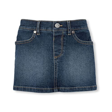The Children's Place Toddler Denim Skort in China Blue for 4T Girls