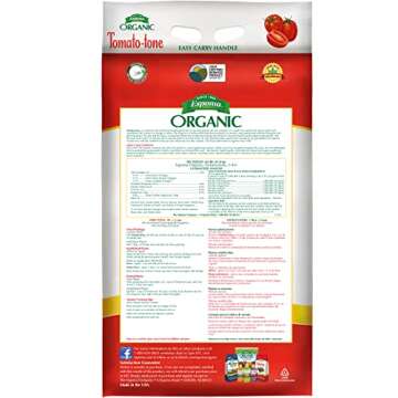 Espoma Organic Tomato-Tone 3-4-6 with 8% Calcium. Organic Fertilizer for All Types of Tomatoes and V...