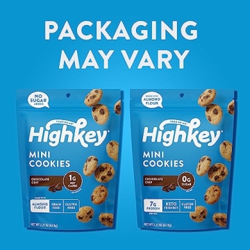 HighKey Keto Mini Cookies Low Carb Sugar Free Snack