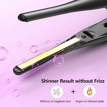 ORYNNE Small Flat Iron - Fast Heat Up & Travel Friendly