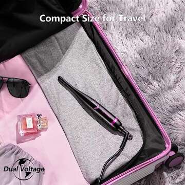 ORYNNE Small Flat Iron - Fast Heat Up & Travel Friendly