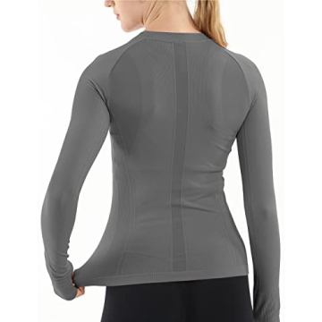MathCat Women's Long Sleeve Athletic Top - Stylish Performance