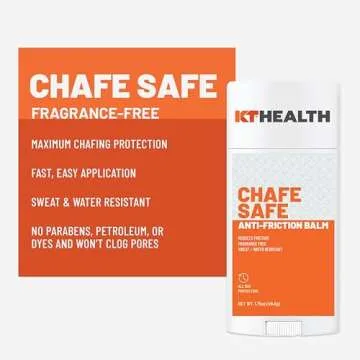 KT Health Chafe Safe Anti-Friction Balm for Comfort