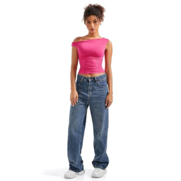 SUUKSESS Off Shoulder Top - Trendy Sleeveless Shirt