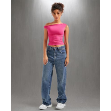 SUUKSESS Off Shoulder Top - Trendy Sleeveless Shirt