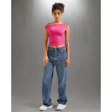 SUUKSESS Off Shoulder Top - Trendy Sleeveless Shirt